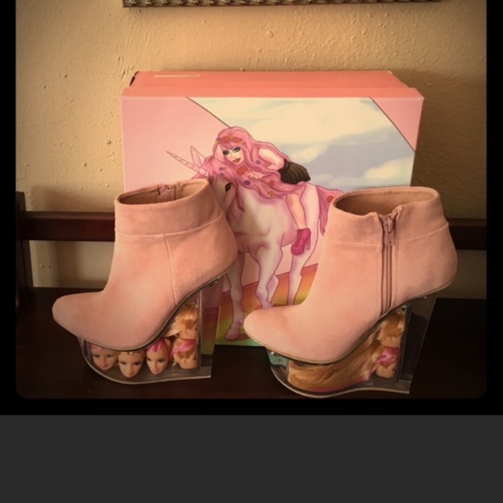 Jeffrey Campbell Barbie shoes.